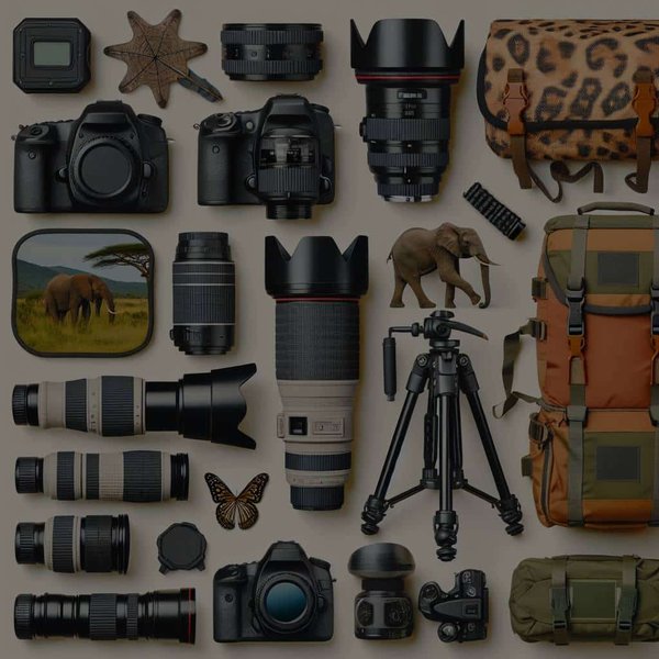 Quel est le matériel photo recommandé pour capturer la faune en camping safari?