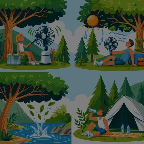 Quelles sont les astuces pour rester au frais sans climatisation en camping estival?